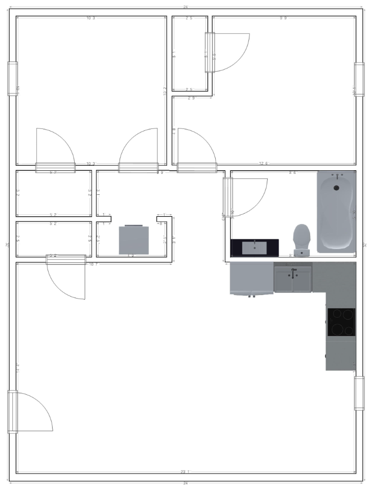 113A floor plan